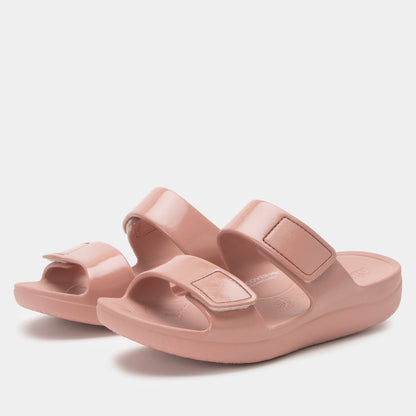dusty rose gloss sandal,36