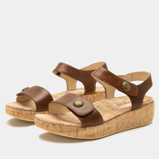 Alegria Marta Walnut Sandal