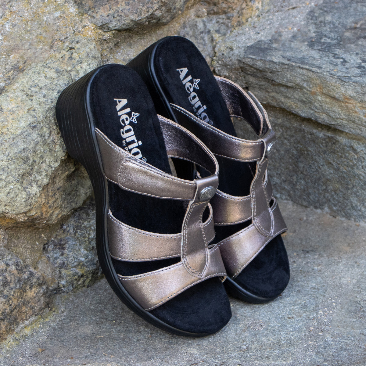 Alegria Shantal Pewter Sandal