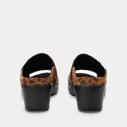 Alegria Shilaine Stretch Leopard Sandal