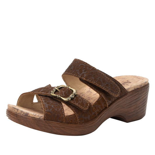 Alegria Sierra Delicut Tawny Sandal