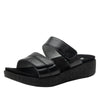 black sandal