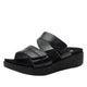 black sandal