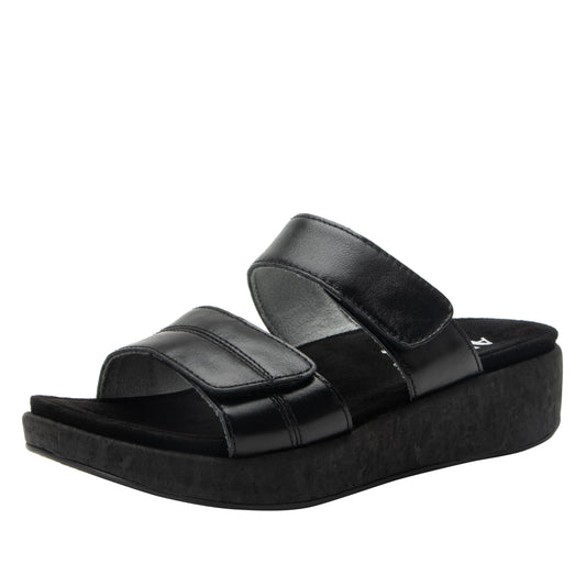 Alegria Mena Black Sandal