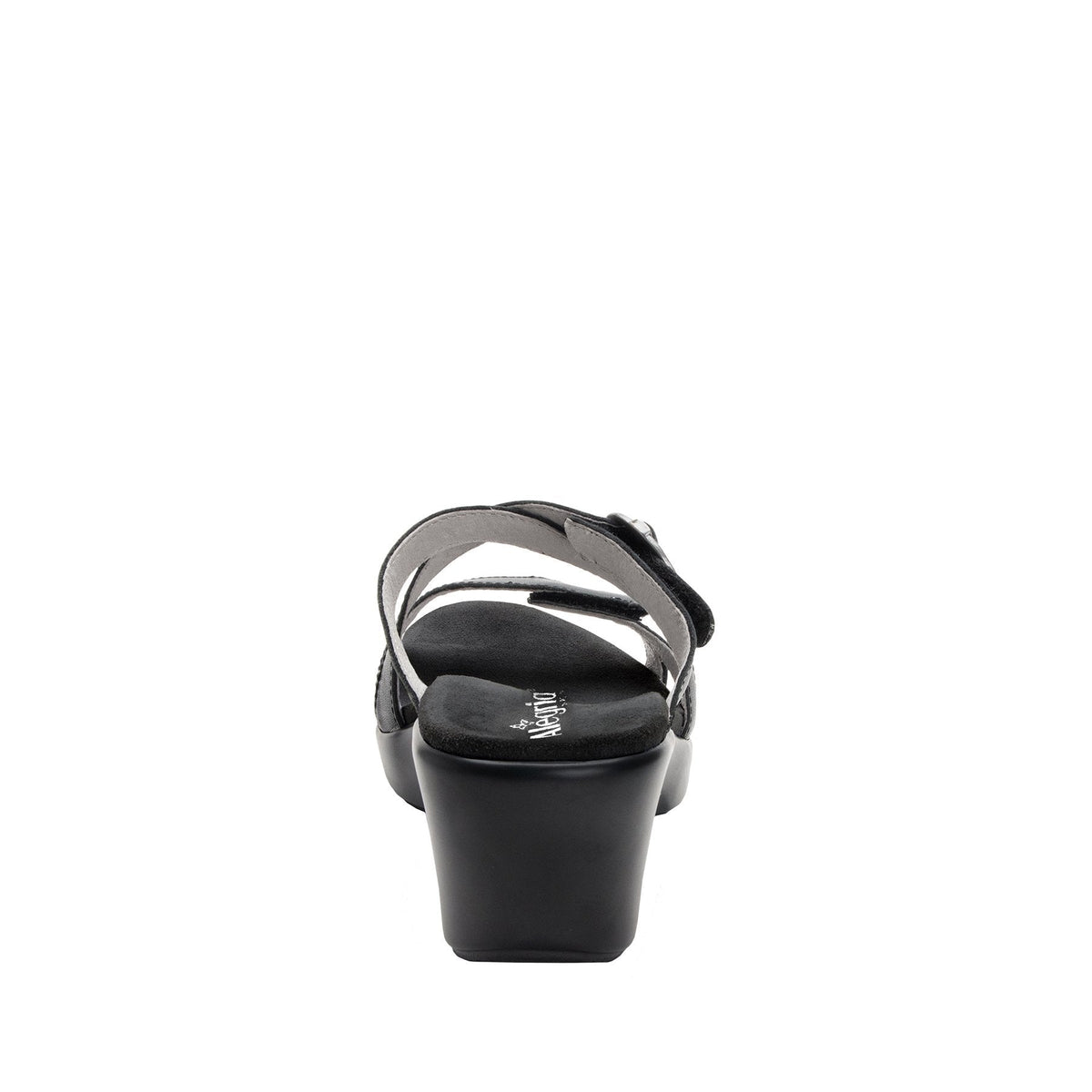 Alegria Roux Black Wedge Sandal
