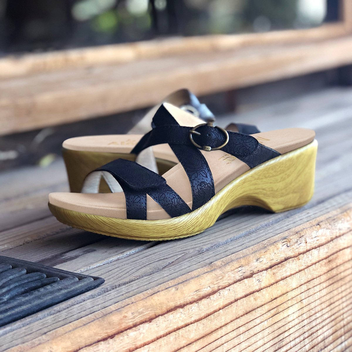 Alegria Roux Finely Wedge Sandal