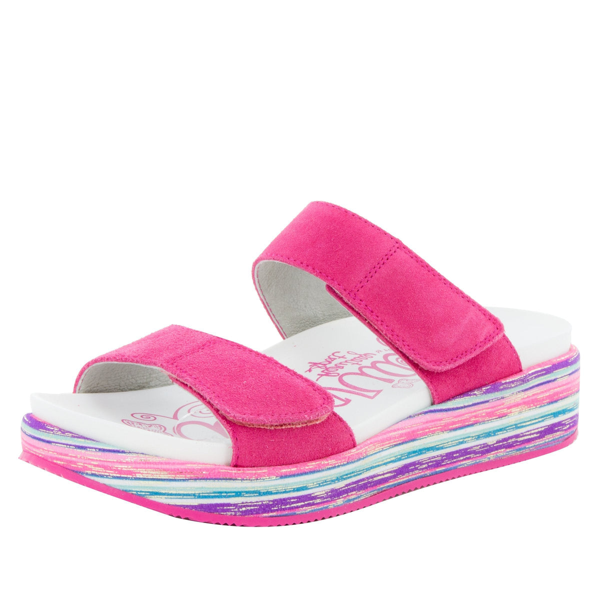 Alegria Mixie Fuchsia Party Sandal
