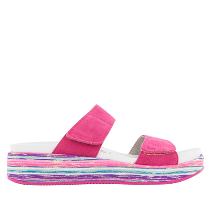 Alegria Mixie Fuchsia Party Sandal