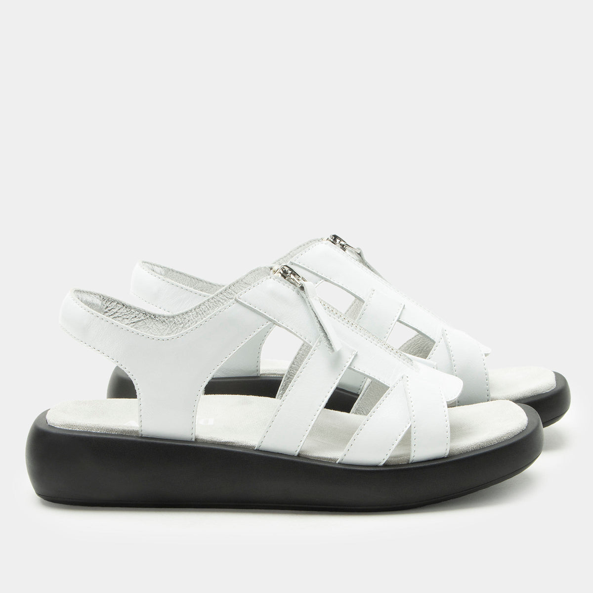 Alegria Palmer White Sandal