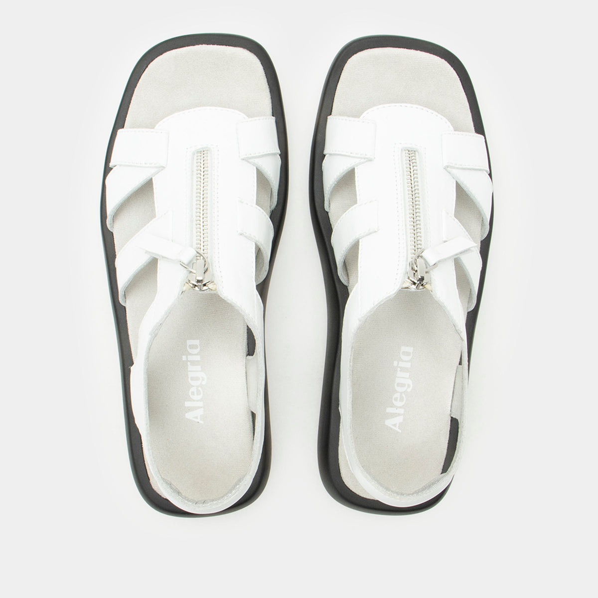 Alegria Palmer White Sandal