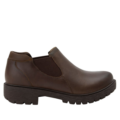 Alegria Ramona Oiled Brown Shoe