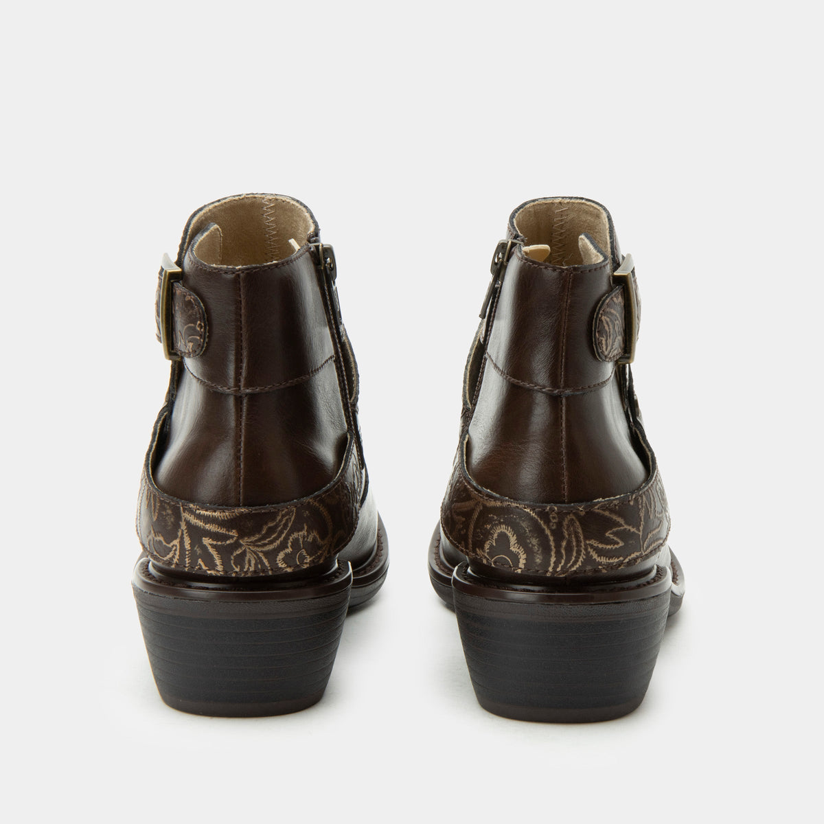 Alegria Millie Embroider Me Brown Boot