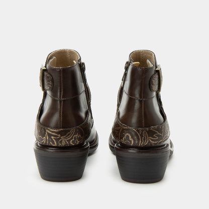 Alegria Millie Embroider Me Brown Boot