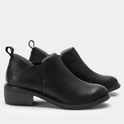 Alegria Merle Black Burnish Boot