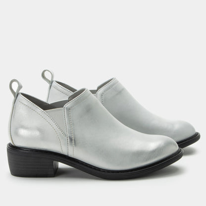 Alegria Merle Silver White Boot