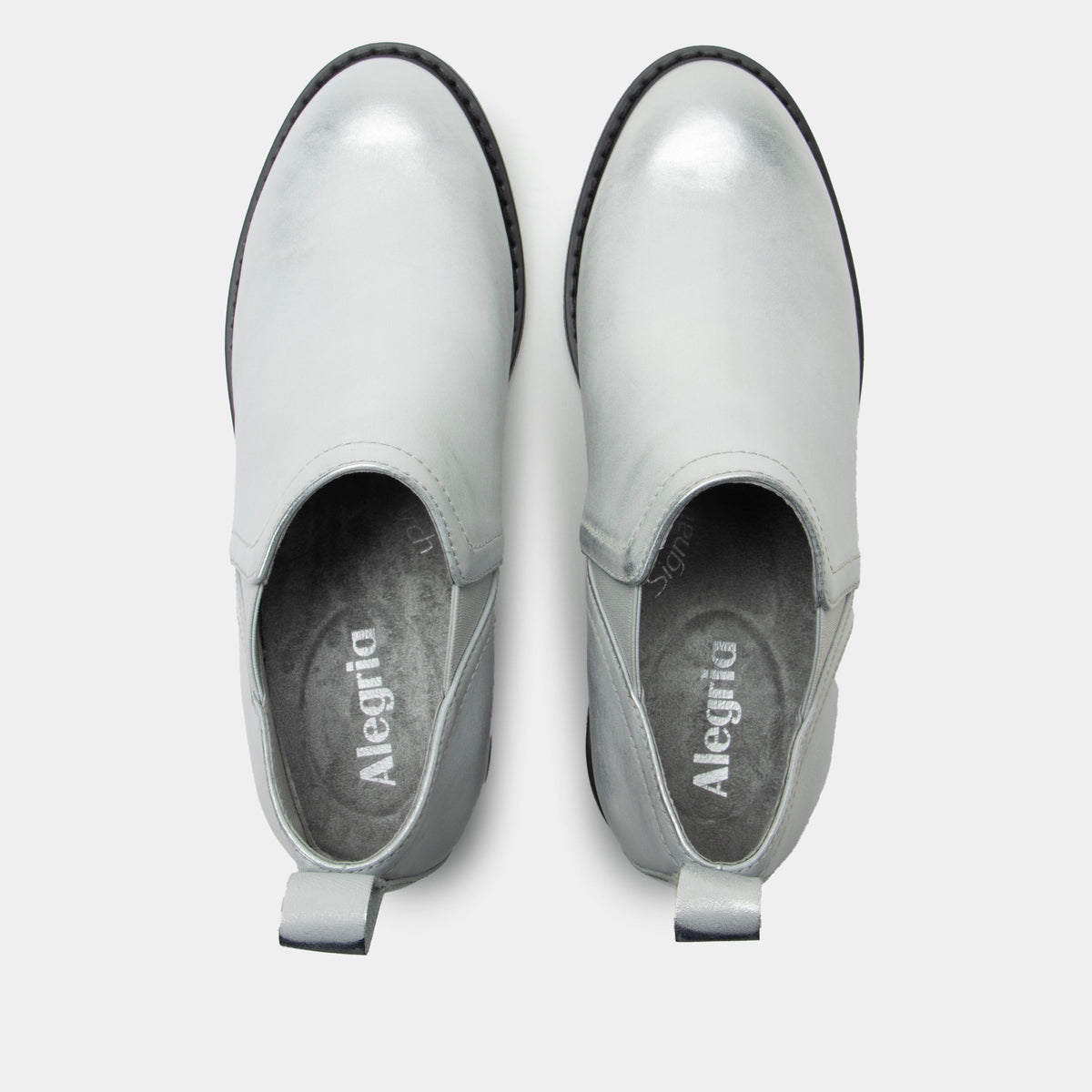 Alegria Merle Silver White Boot