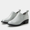 silver white boot