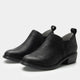 black burnish boot