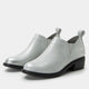 silver white boot