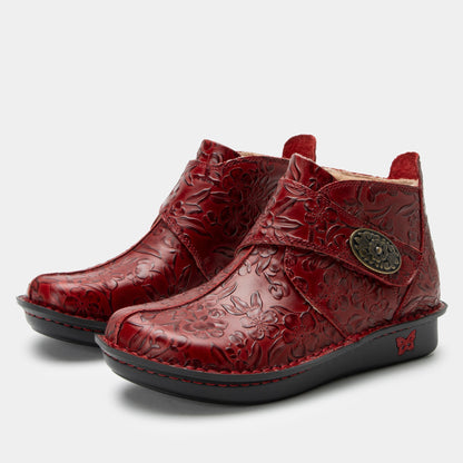 loretta red boot,36