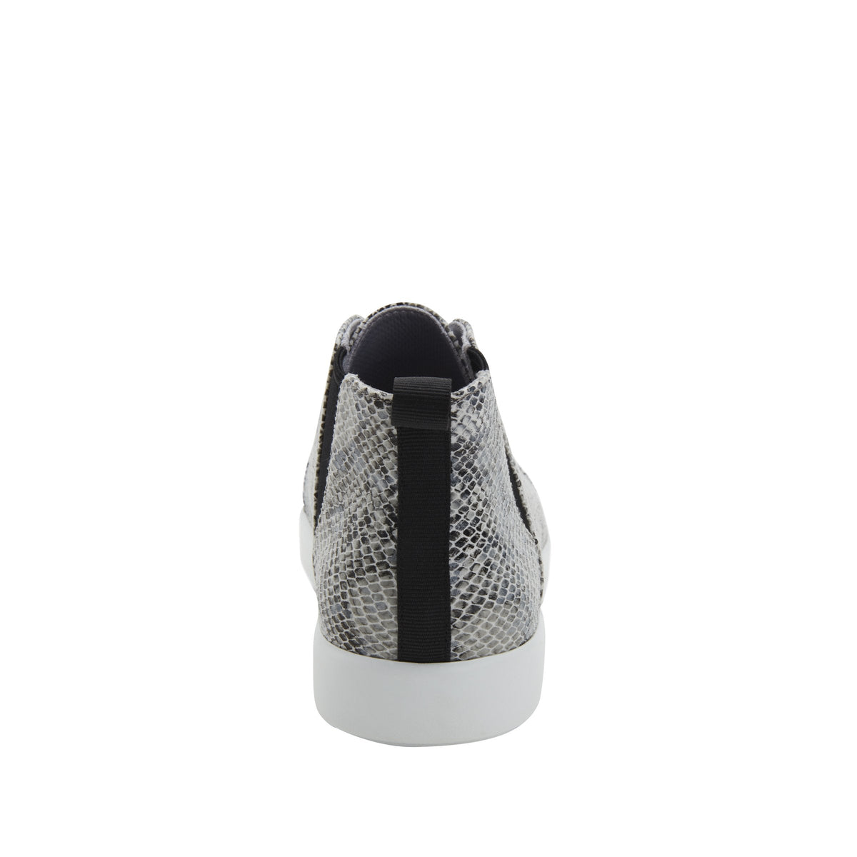 Alegria Parker Grey Snake Bootie