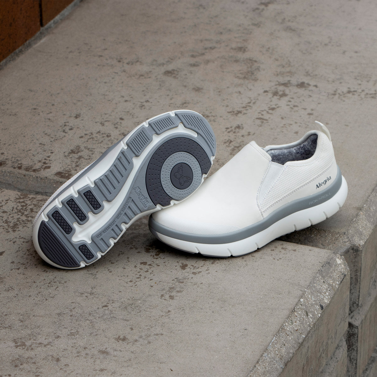 Alegria Shift Lead White Shoe