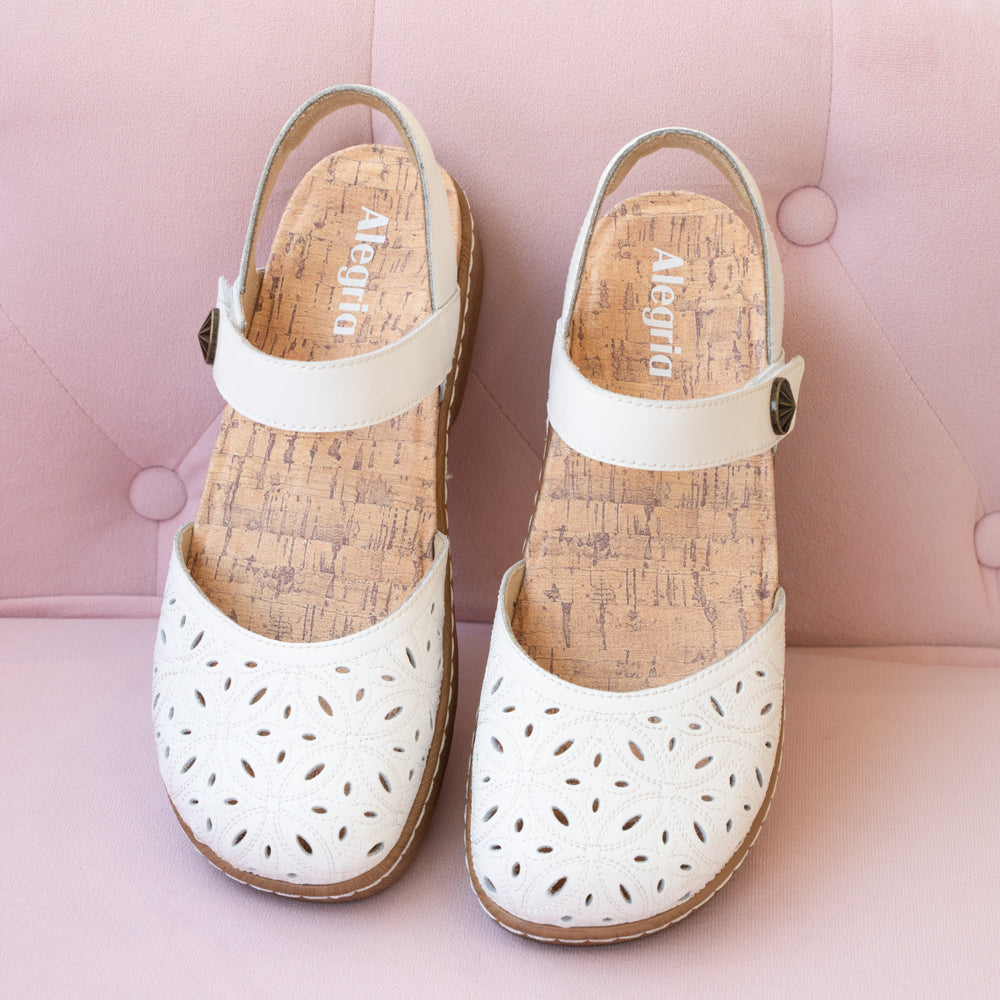 Alegria Opal White Breeze Shoe