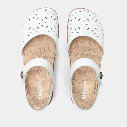 Alegria Opal White Breeze Shoe