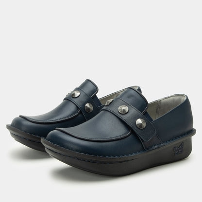 Alegria Ericka Navy Gloss Shoe
