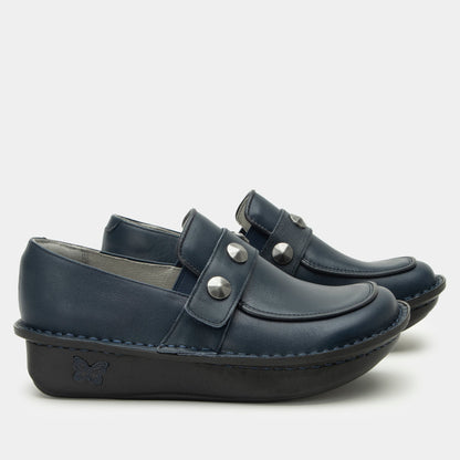 Alegria Ericka Navy Gloss Shoe