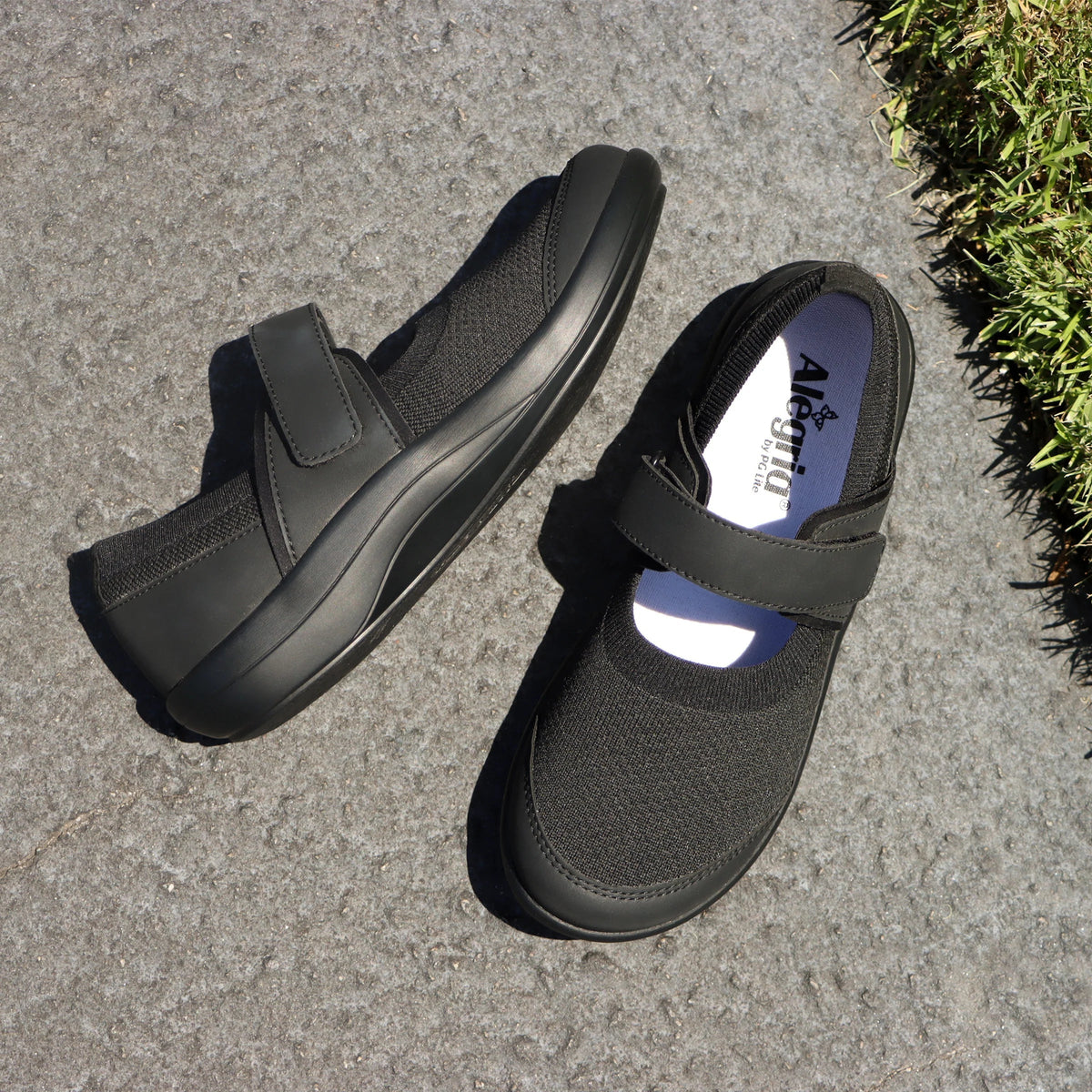 Alegria Dinamo All Black Shoe