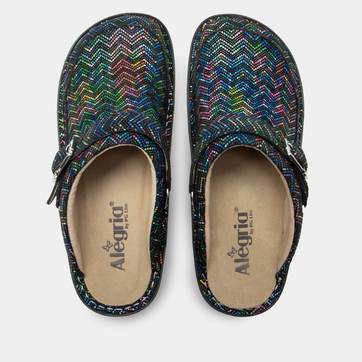 Alegria Seville Ric Rack Rainbow Clog
