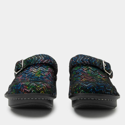 Alegria Seville Ric Rack Rainbow Clog