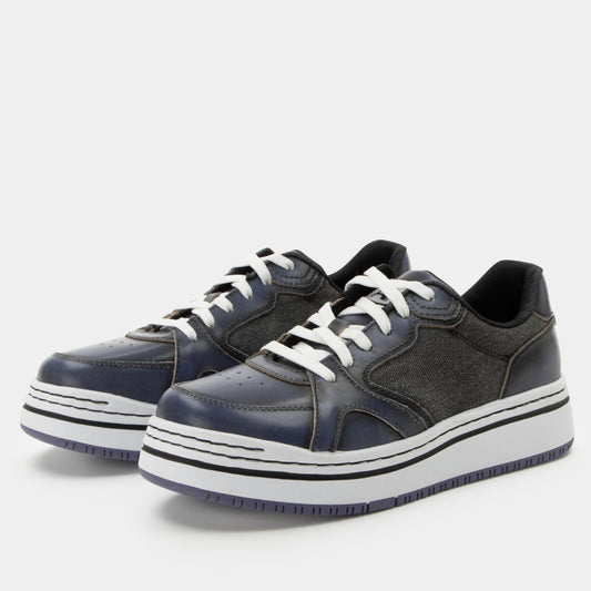 Alegria Alyster Blue Black Shoe