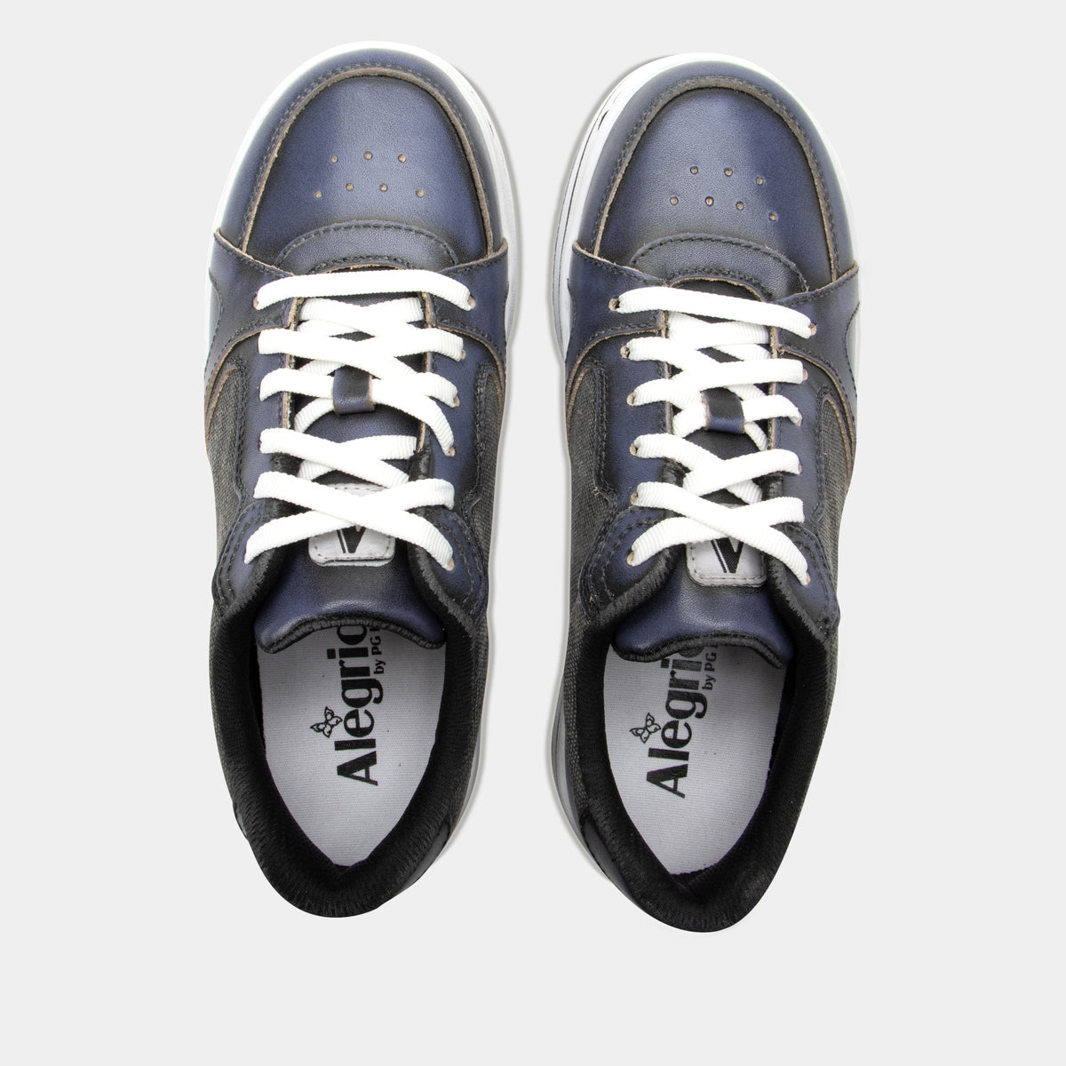 Alegria Alyster Blue Black Shoe
