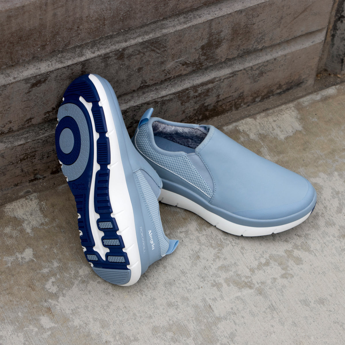 Alegria Shift Lead Dusty Blue Shoe