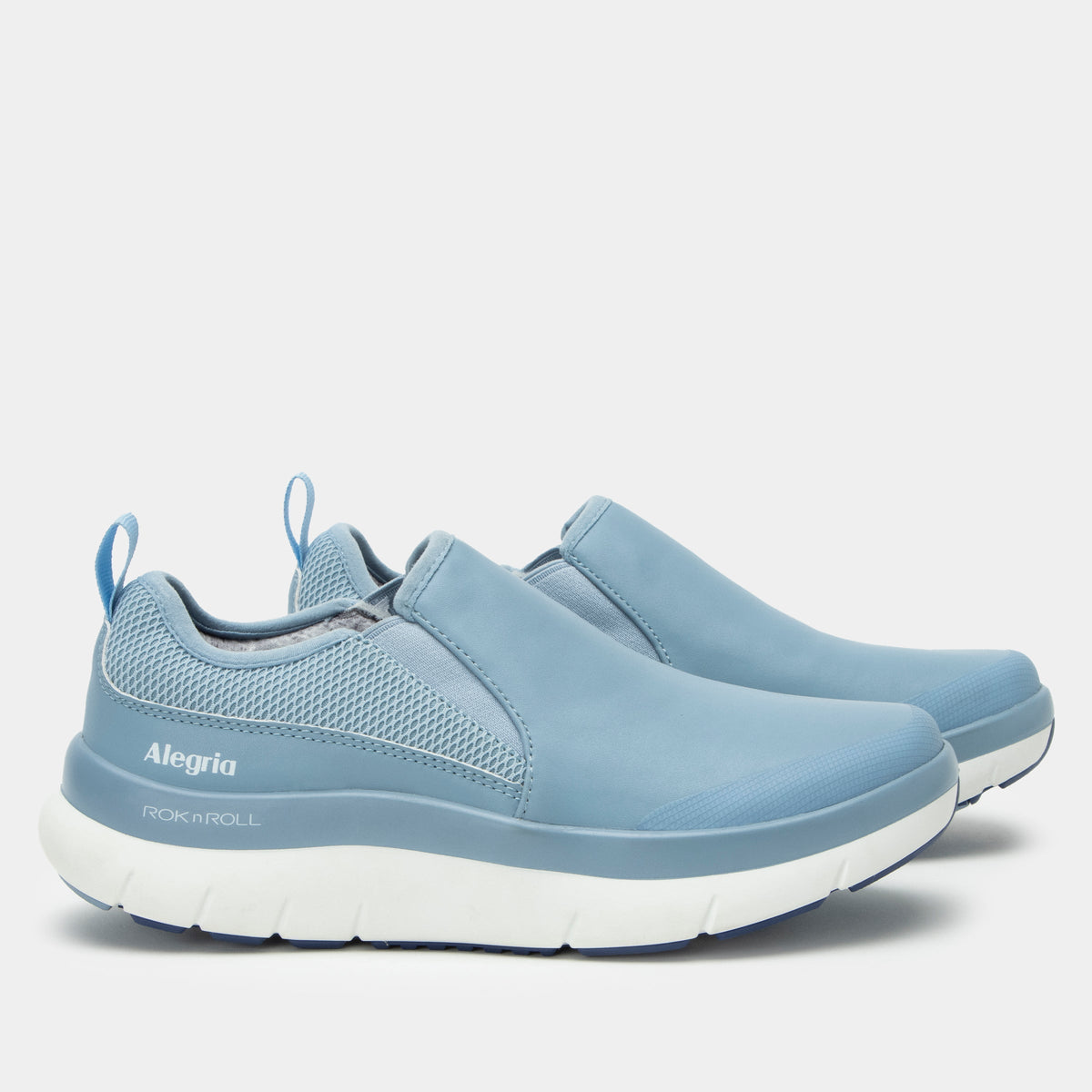 Alegria Shift Lead Dusty Blue Shoe