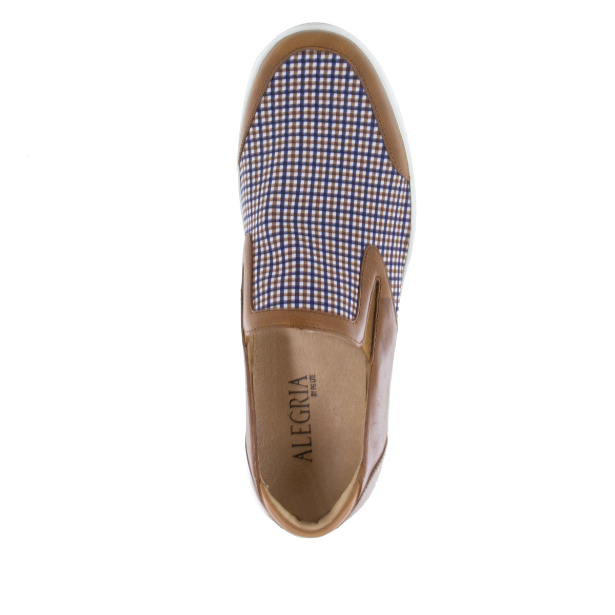 Alegria Alegria Men's Bender Tan Plaid Shoe