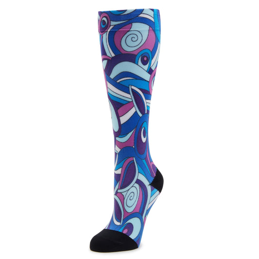 Alegria Compression Vintage Scarf Socks
