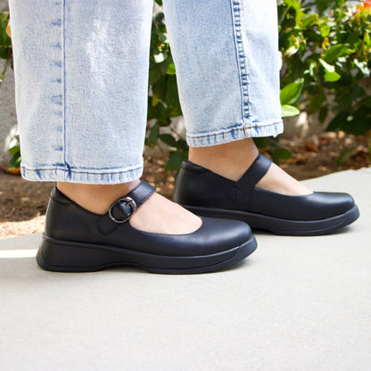Alegria Jazmine Black Nappa Shoe