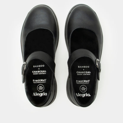 Alegria Jazmine Black Nappa Shoe