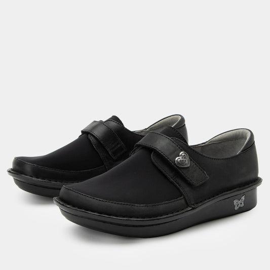 Alegria Brenna Oiled Black Shoe