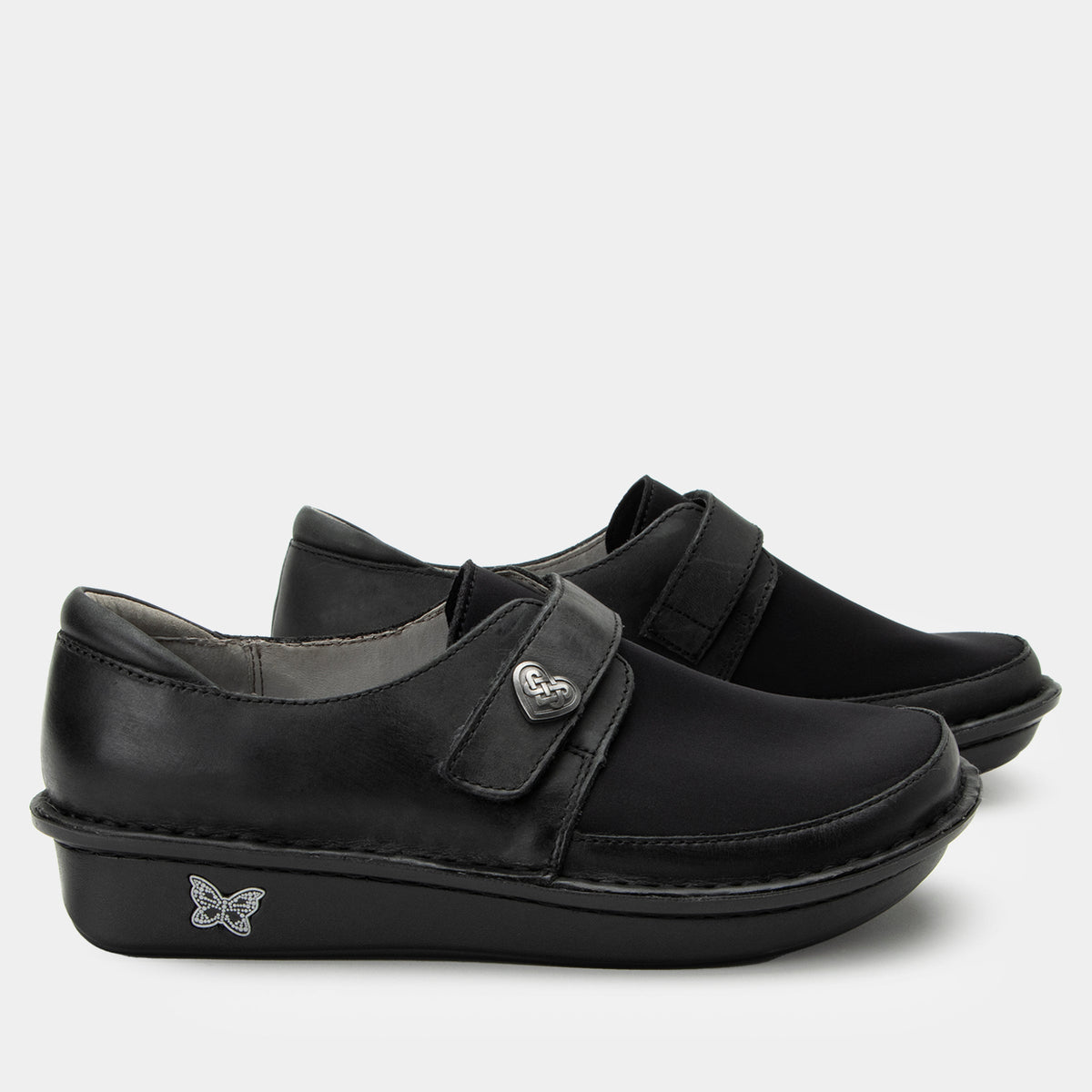 Alegria Brenna Oiled Black Shoe