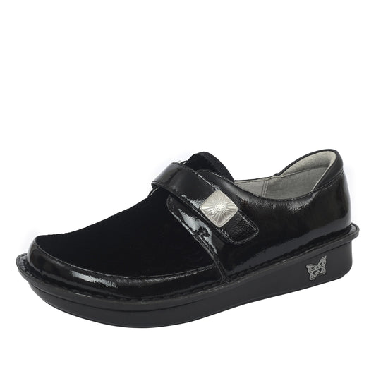 Alegria Brenna Raven Velvet Shoes