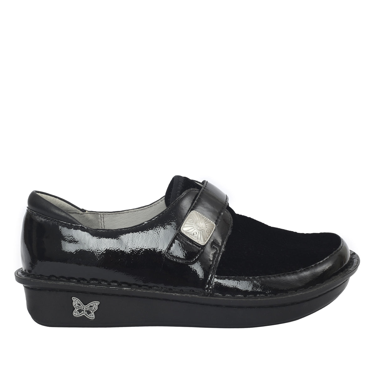 Alegria Brenna Raven Velvet Shoes