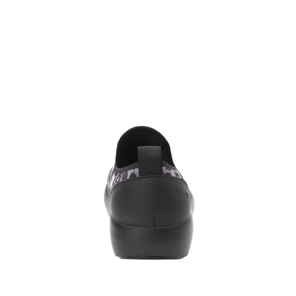 Alegria Eden White Leopard Shoe