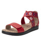 red sandal