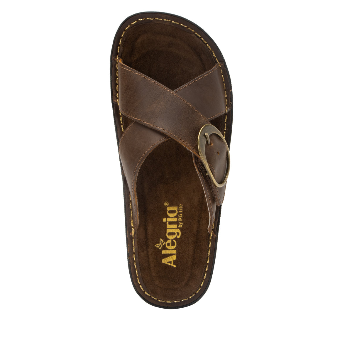 Alegria Vanya Oiled Brown Sandal