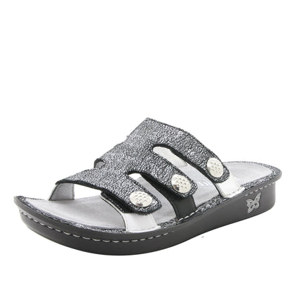 Alegria Venice Chirpy Pewter Sandal