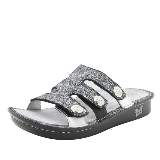 Alegria Venice Chirpy Pewter Sandal